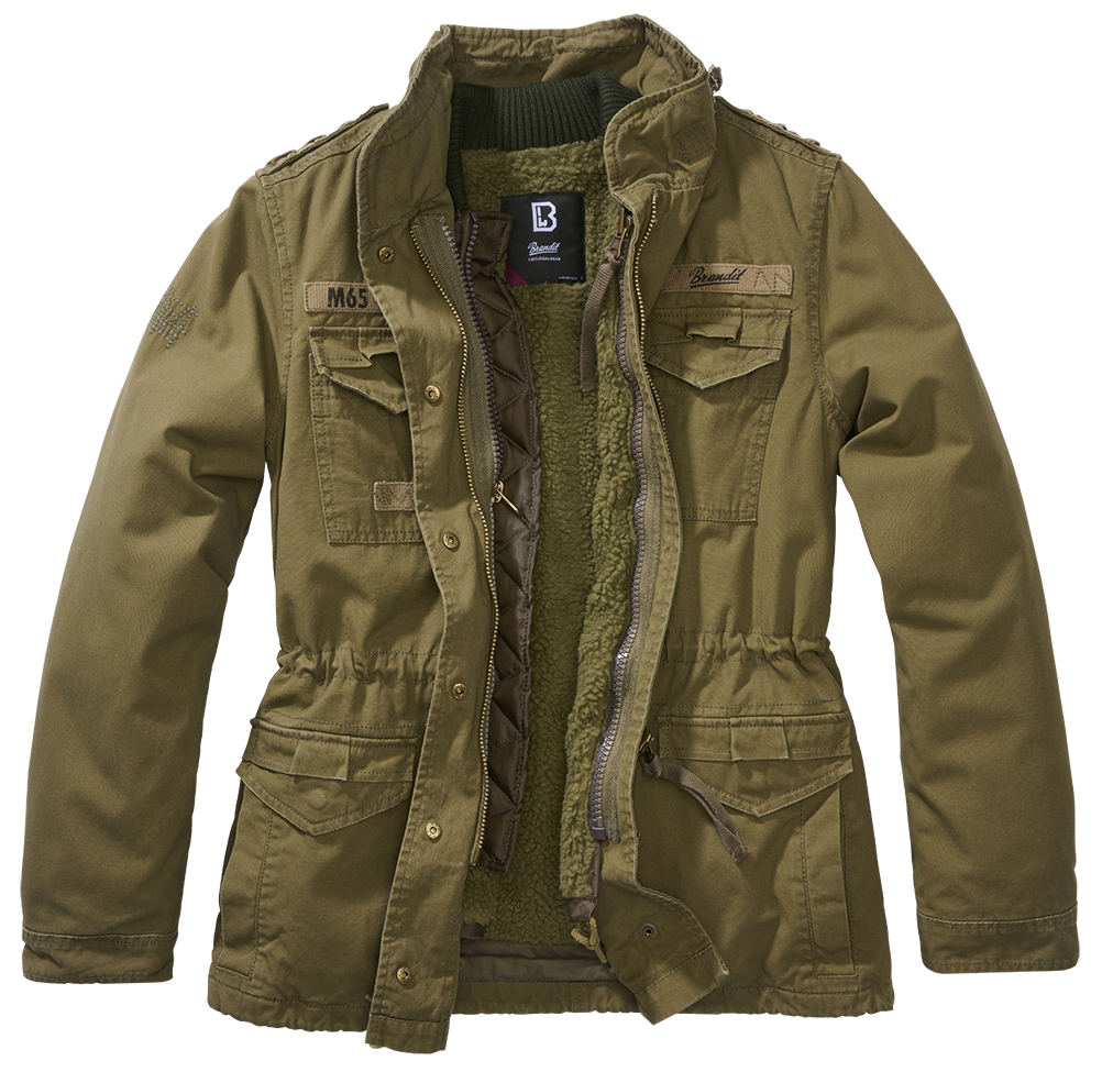 Veste Brandit M65 Giant coupe femme en coton doublure intérieure amovible et capuche