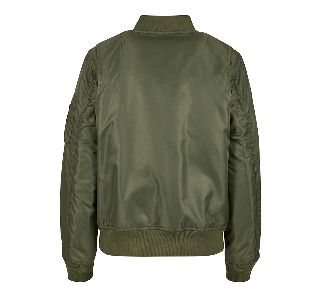 Blouson Brandit Sherpa coupe femme en nylon doublure peluche et bords côtes