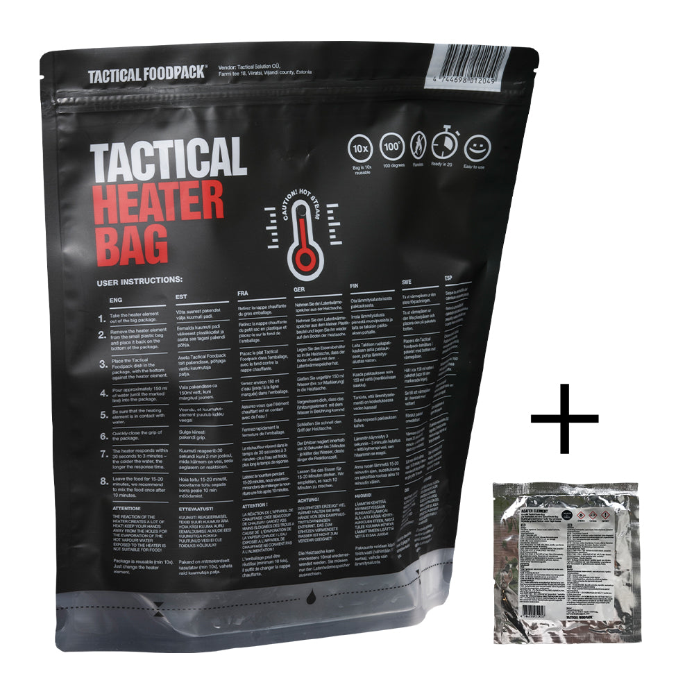 Accessoire de survie Tactical Foodpack Kit chauffant sans flamme Ration Bag