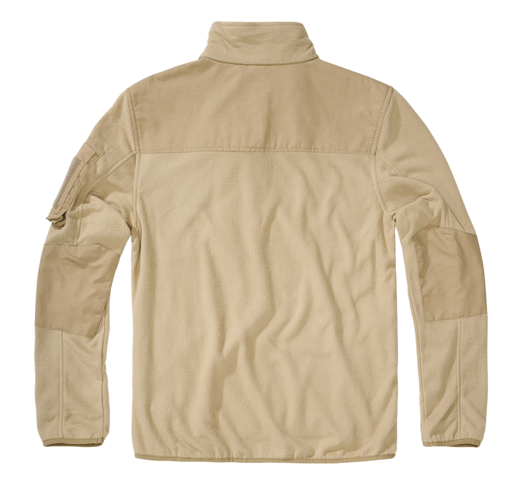 Polaire Brandit Fleece Troyer Ripstop 170 g/m² épaules et coudes renforcés poche de bras