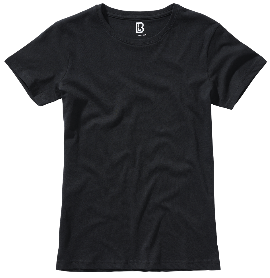 T-shirt Brandit coupe femme en coton 160 g par m² col rond et manches courtes