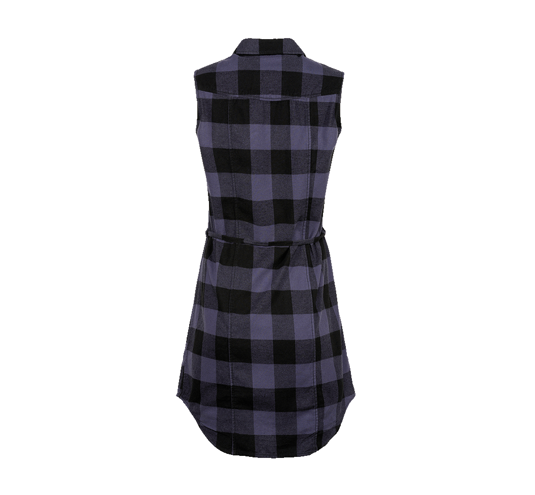 Chemise Brandit Gracey coupe femme à carreaux sans manches deux poches poitrine