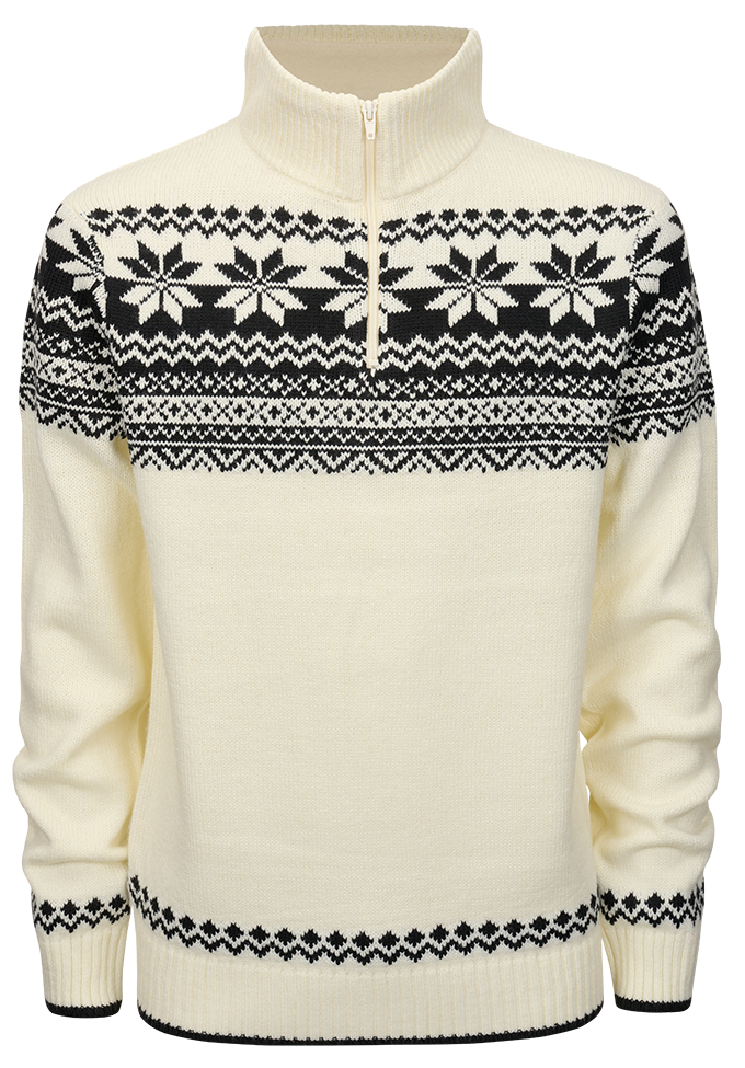 Pull Brandit Norwegian Troyer maille polyacrylique col doublé polaire coupe droite