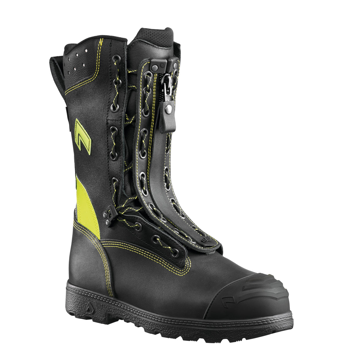 Rangers pompiers Haix FIRE FLASH Gamma 2.0 anti-coupure classe 2 glissière GORE-TEX
