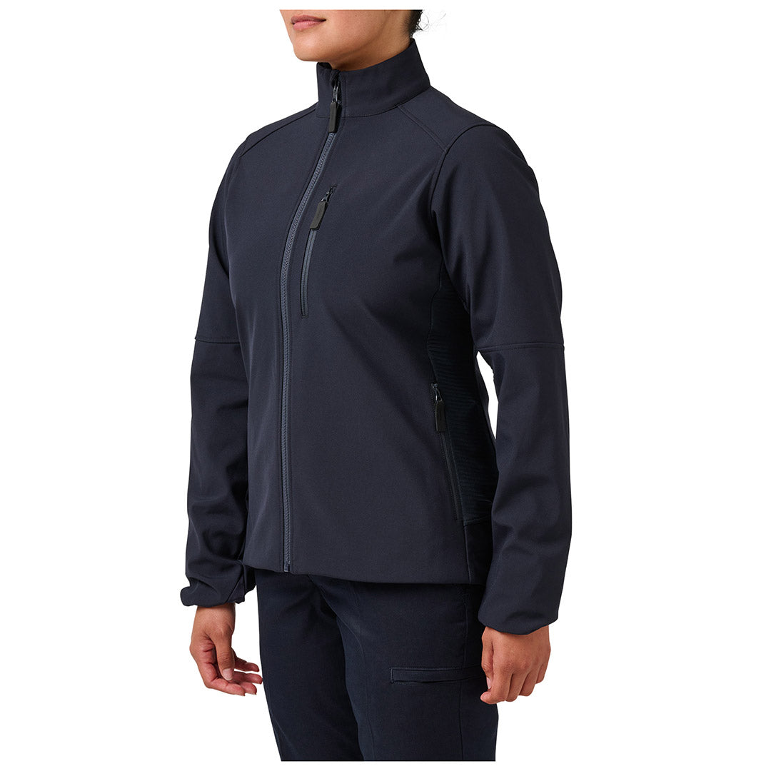 Veste softshell femme 5.11 Tactical Duty en polyester 3 couches 246 g/m² déperlant