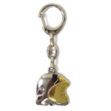 Porte-clés métal Patrol Equipement Casque F1 relief deux faces 30 x 30 mm