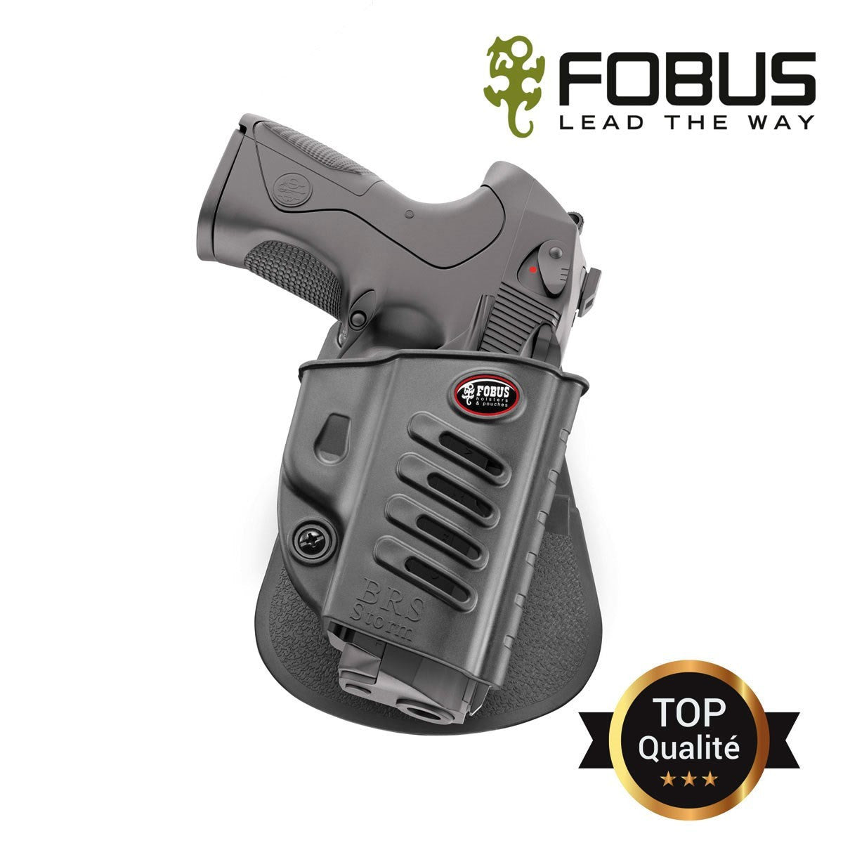 Holster à port apparent Fobus pour Beretta 92FS Pamas polymère rétention à vis