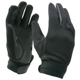 Gants tactiques néoprène et cuir synthétique poignets auto-agrippants réglables