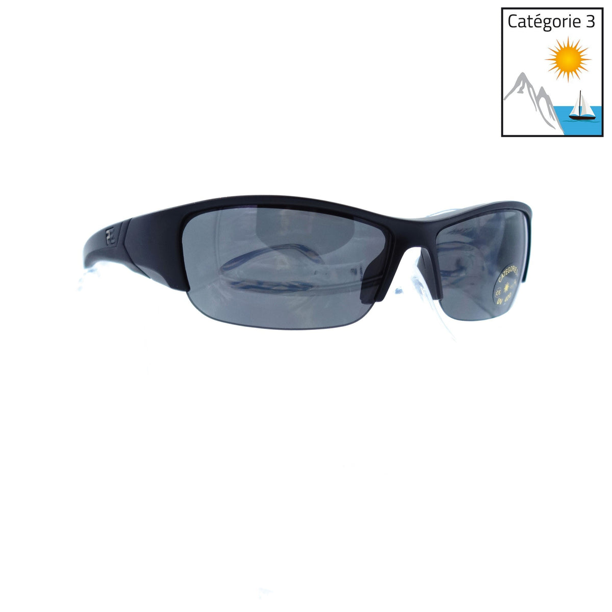 Lunettes de soleil monture TR90 verres 2 mm antibuée et traités antirayures