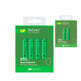 Piles rechargeables GPBM ReCyko AAA 950 mAh livrées chargées garantie 6 ans