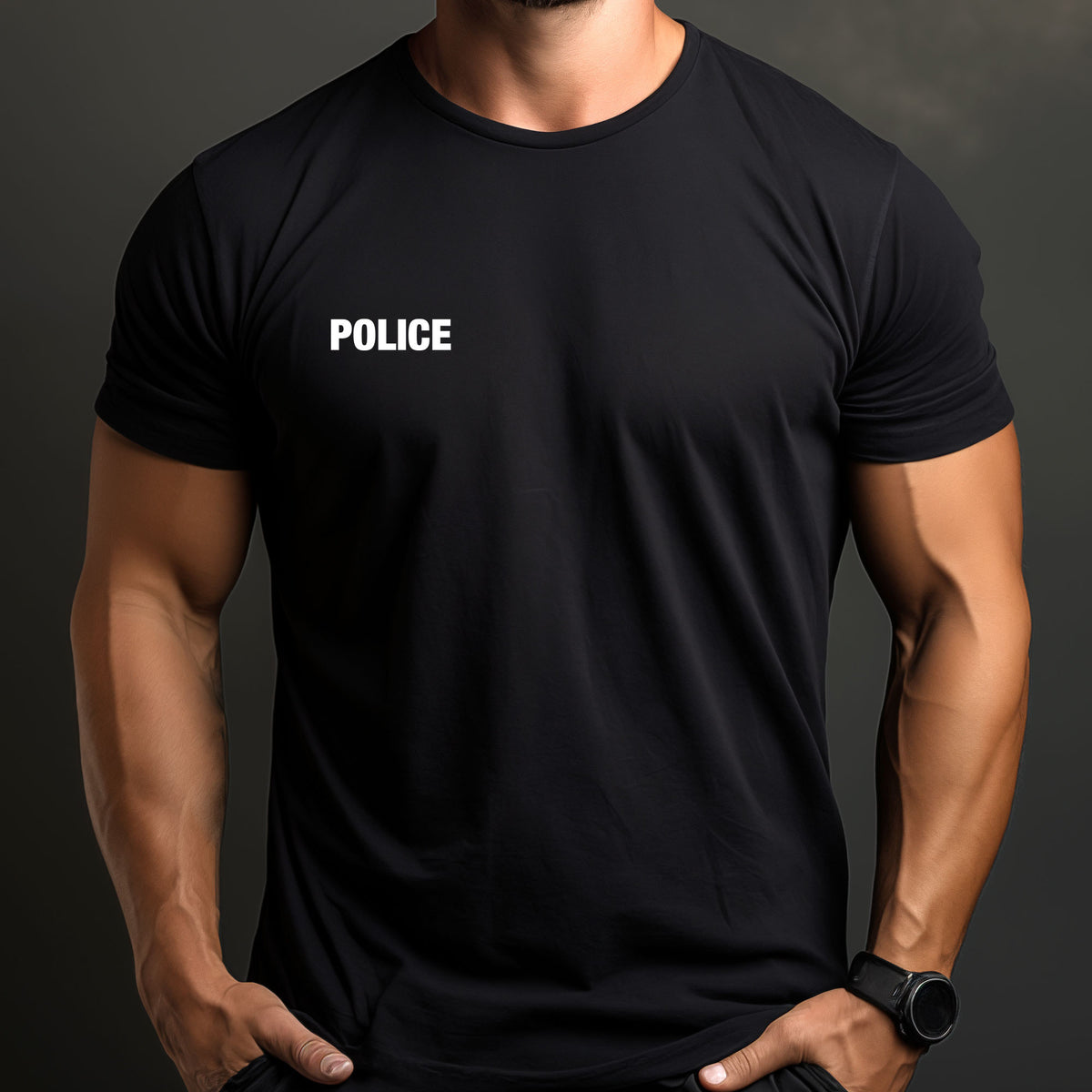 T-shirt imprimé Patrol Equipement marquage Police 100% coton peigné 180 g/m²