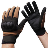Gants coqués Patrol Equipement en nylon et élasthanne paume polyuréthane et cuir