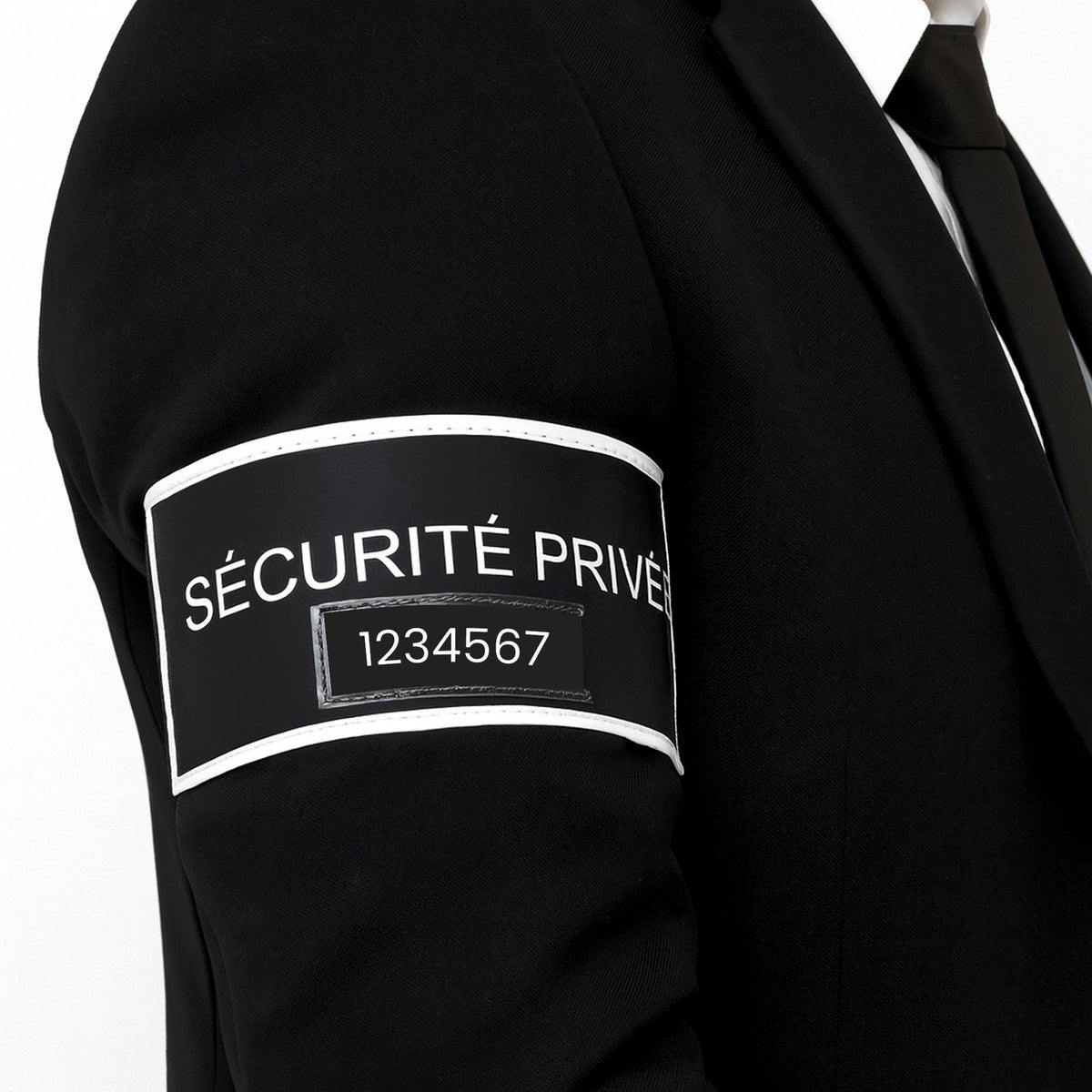 Brassard d'identification Sécurité Privée Patrol Equipement rétroréfléchissant à fenêtre