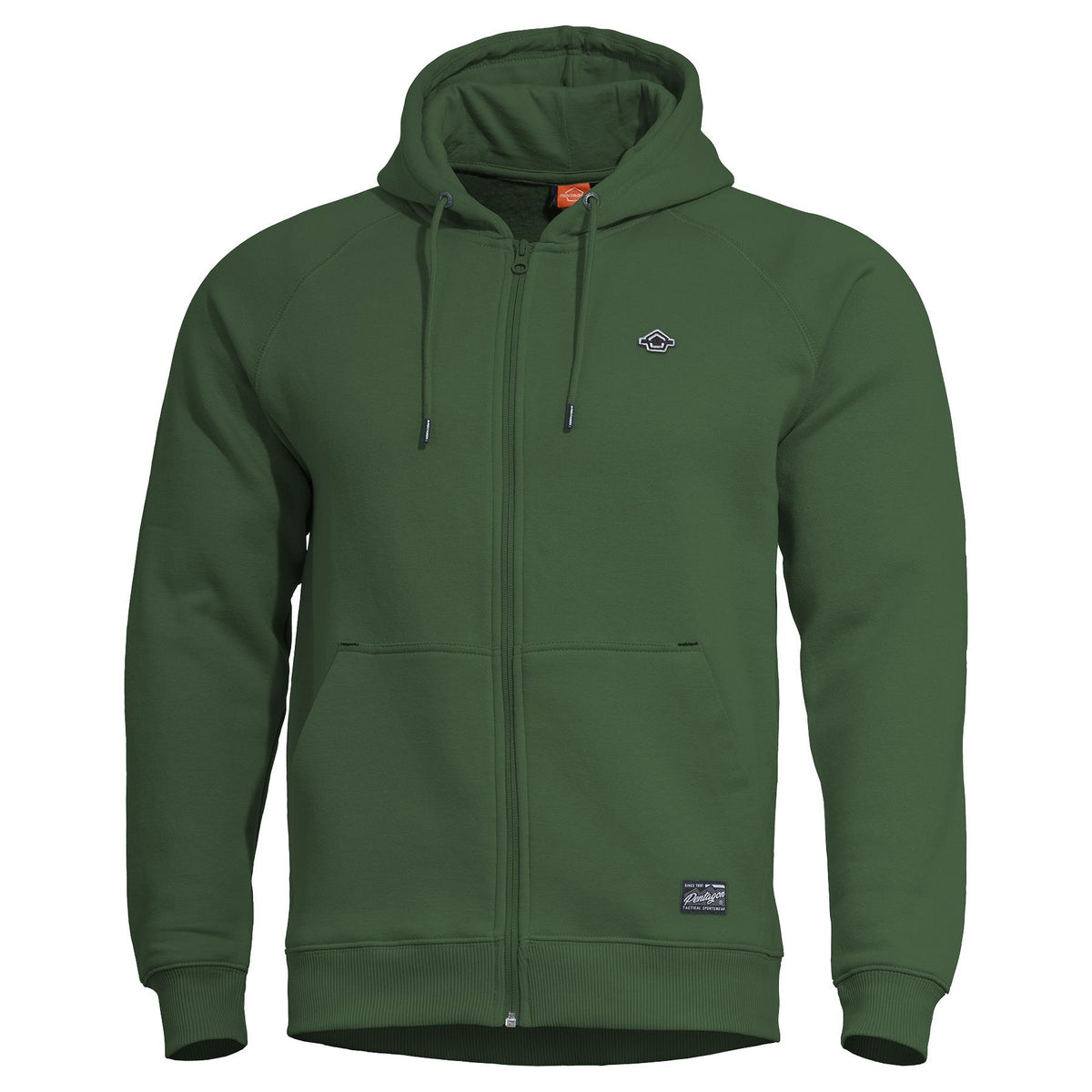 Sweat à capuche Pentagon Phaeton à fermeture éclair intégrale coton-polyester