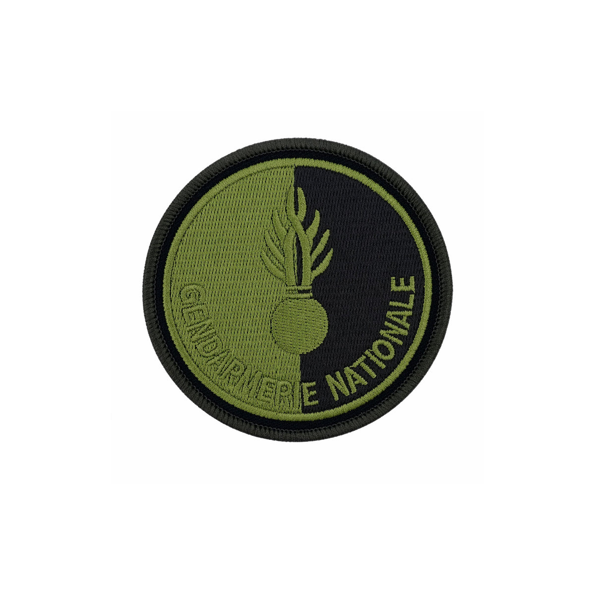 Écusson Patrol Equipement Gendarmerie Nationale rond 8 cm brodé ou élastomère