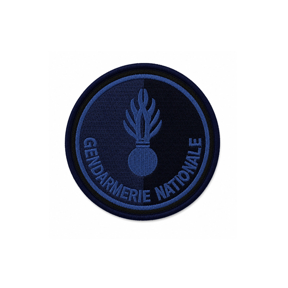 Écusson Patrol Equipement Gendarmerie Nationale rond 8 cm brodé ou élastomère