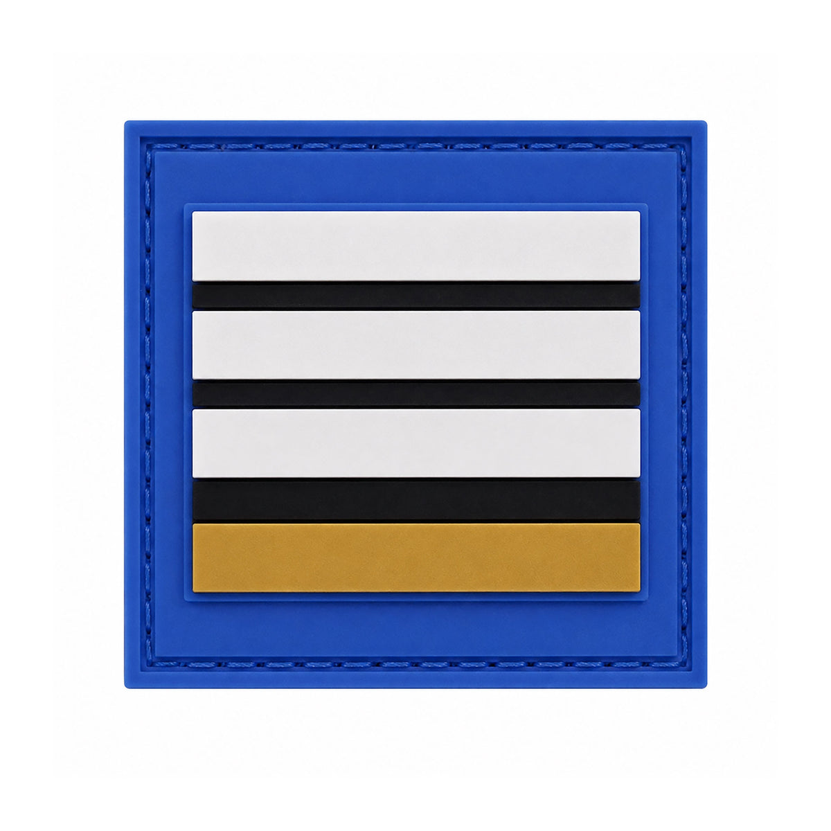 Fourreau de grade Patrol Equipement Police Municipale rubber 5 x 5 cm auto-agrippant