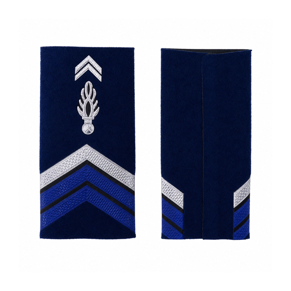 Fourreaux de grade Patrol Equipement gendarme adjoint plastifiés 11 x 5 cm paire
