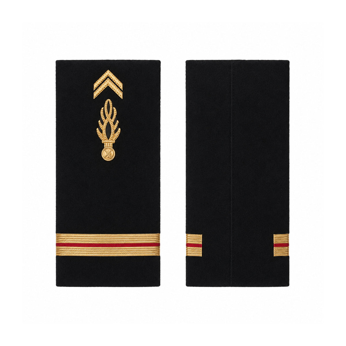 Fourreaux de grade Patrol Equipement gendarmerie mobile plastifiés 11 x 5 cm