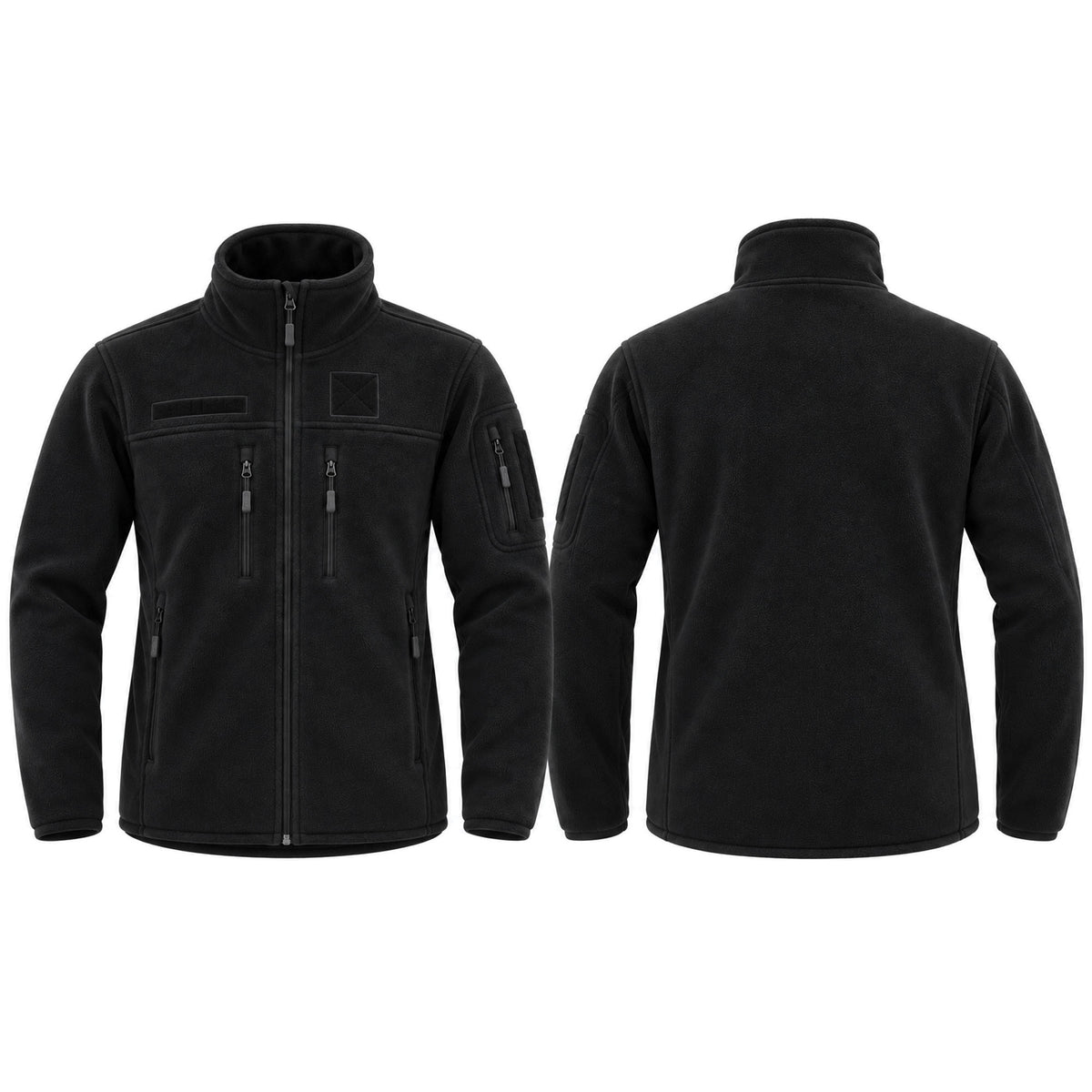 Veste polaire Fitté coupe ajustée polyester anti-bouloche 390 g/m² 5 poches
