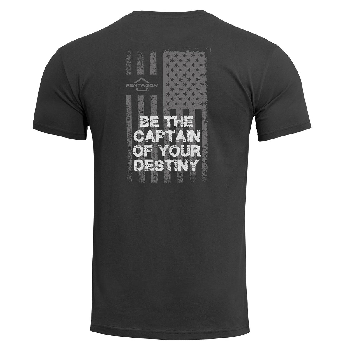 T-shirt imprimé Pentagon Ageron American Flag coton 190 g/m² lavé aux enzymes