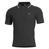 Polo Pentagon Aniketos en piqué CVC coton polyester 220 g/m² à col anti-roulement