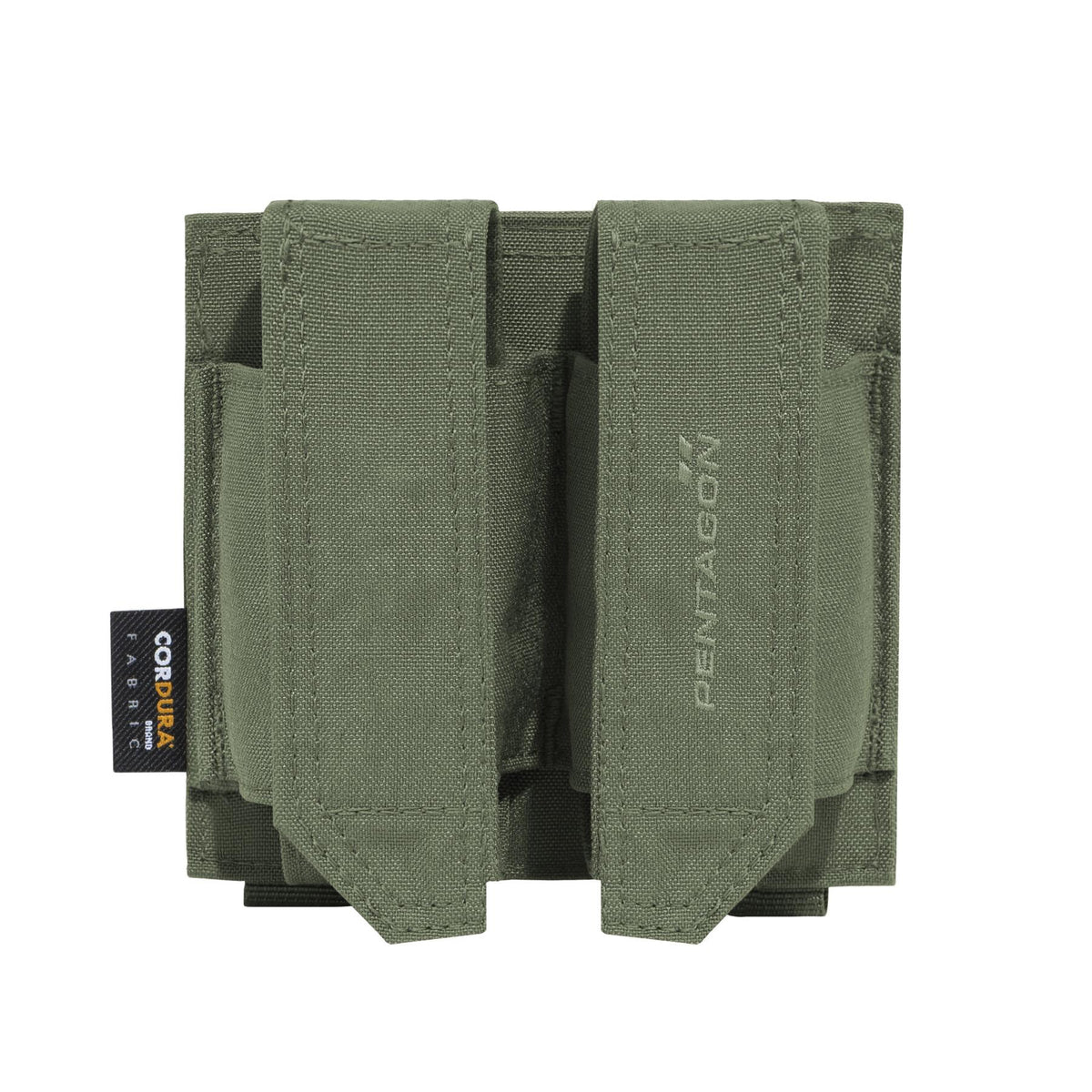 Pochette double Pentagon FB en nylon 500D 13,5 x 12 x 4,5 cm à accès rapide