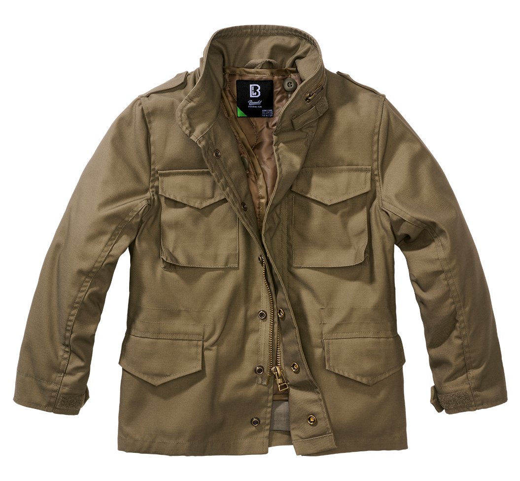 Veste enfant Brandit M65 Classic polycoton déperlant doublure amovible quatre poches