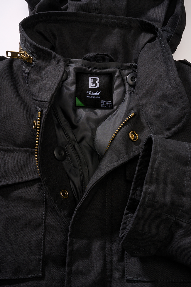 Veste enfant Brandit M65 Classic polycoton déperlant doublure amovible quatre poches