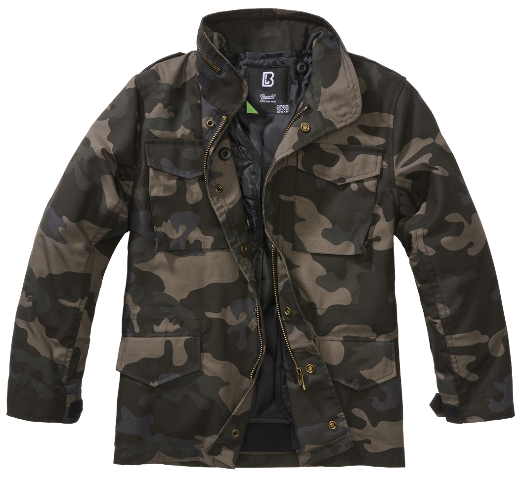 Veste enfant Brandit M65 Classic polycoton déperlant doublure amovible quatre poches