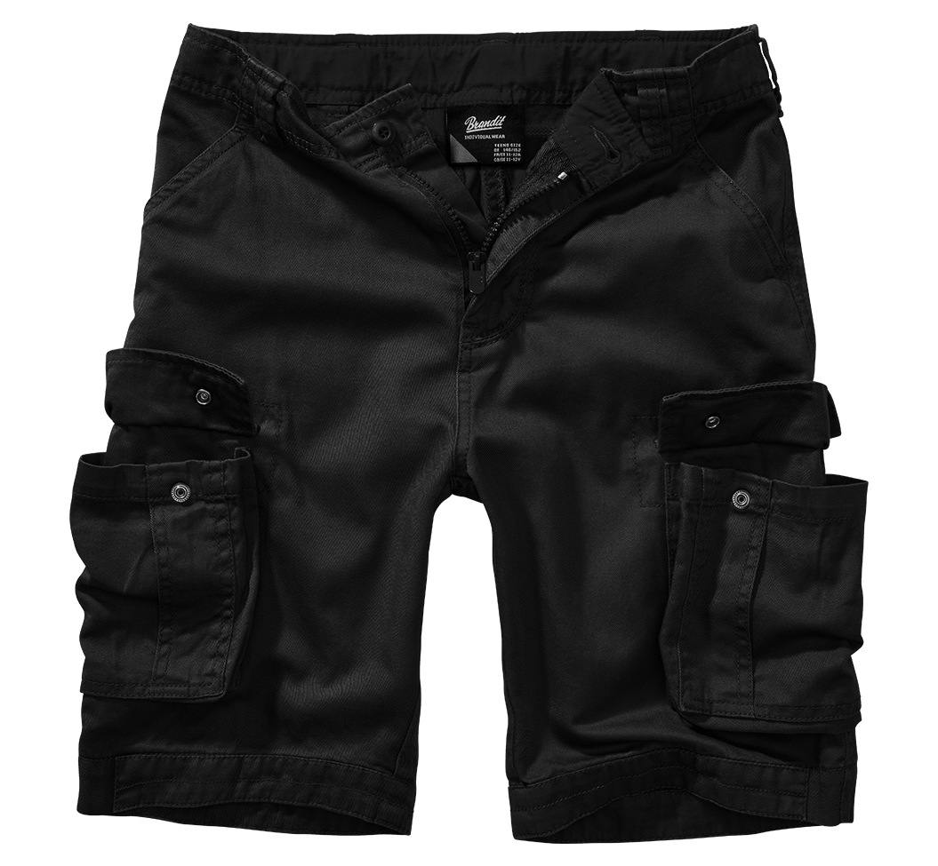 Short enfant Brandit Urban Legend coton léger six poches et tour de taille réglable