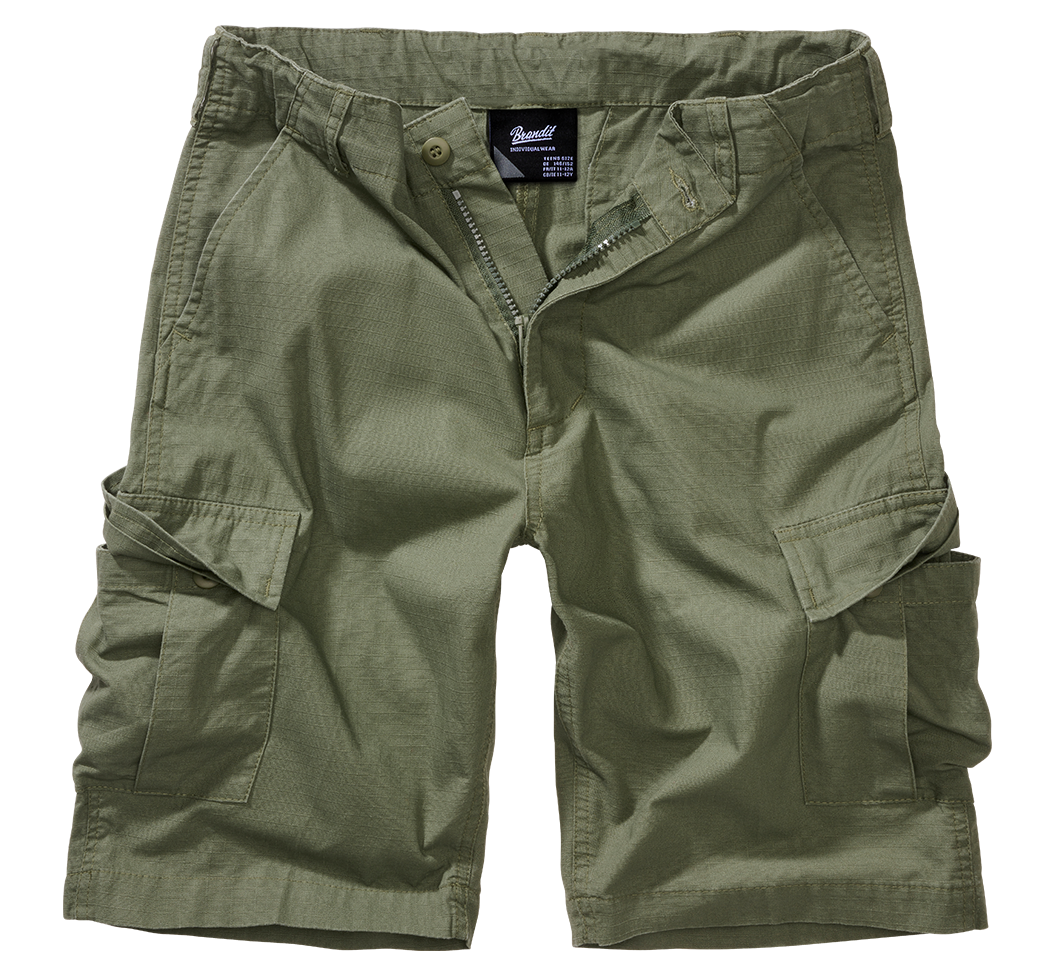 Short enfant Brandit BDU en coton ripstop six poches et tour de taille réglable