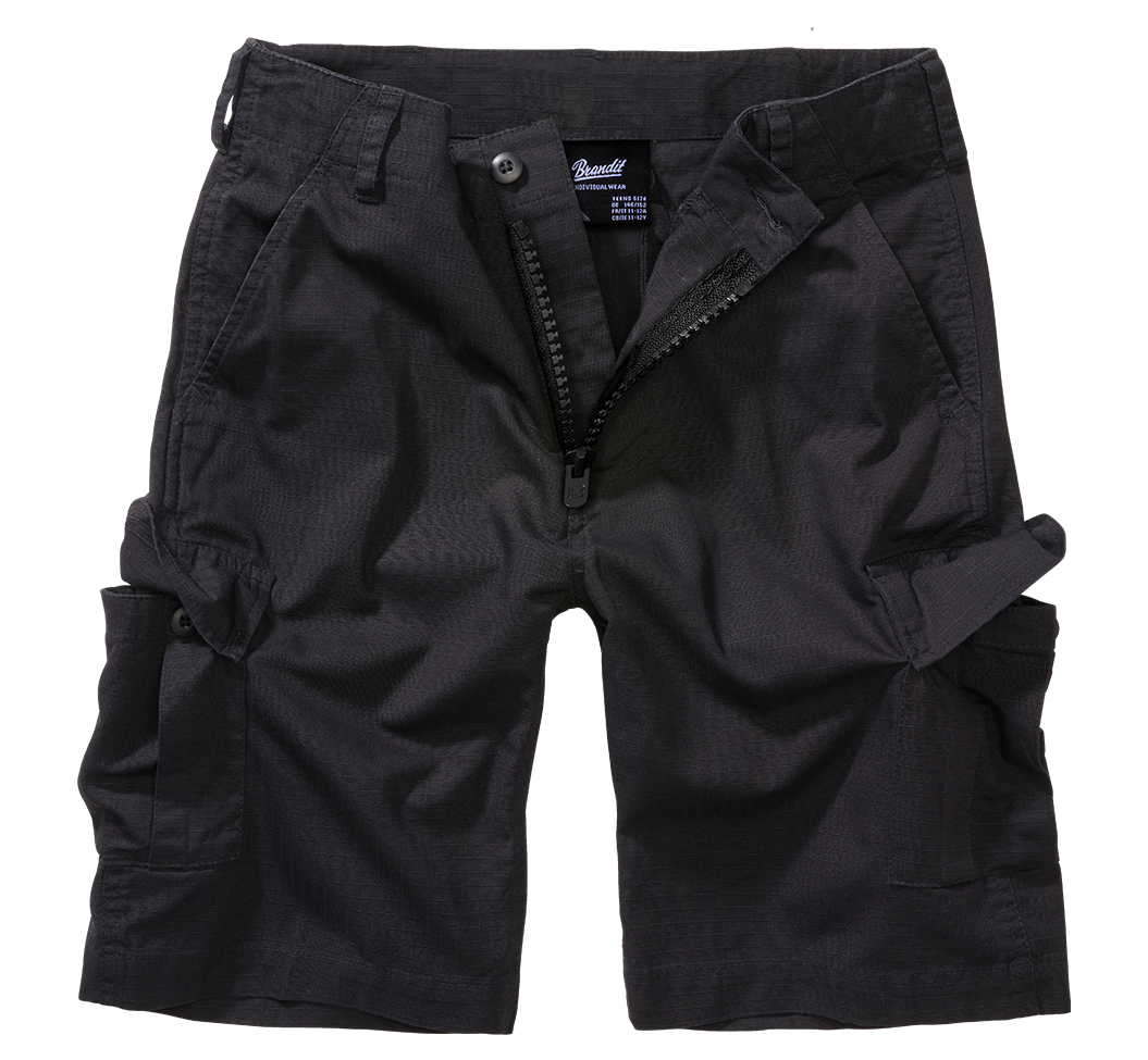 Short enfant Brandit BDU en coton ripstop six poches et tour de taille réglable