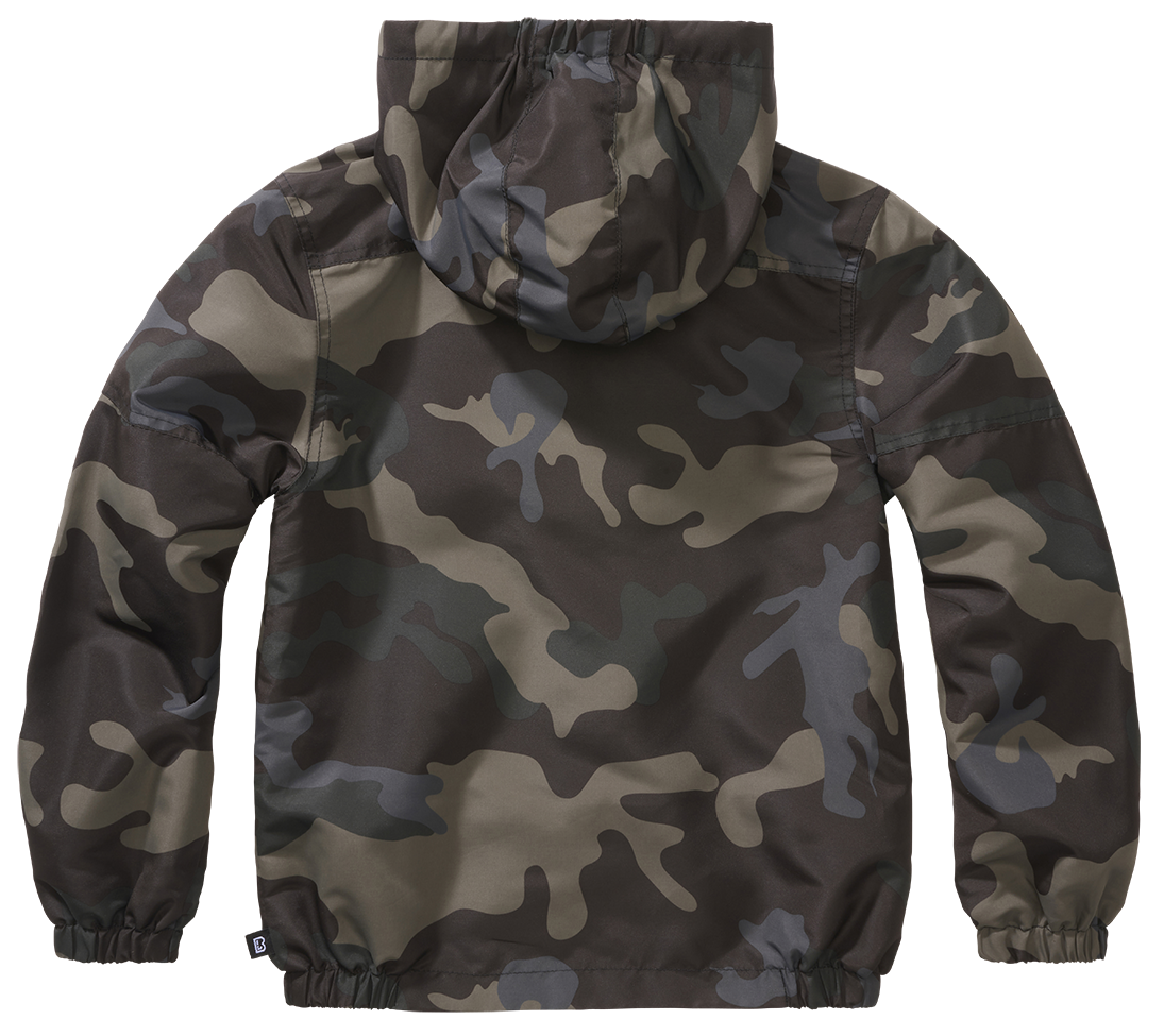 Coupe-vent enfant Brandit Summer Frontzip doublure filet respirante et trois poches
