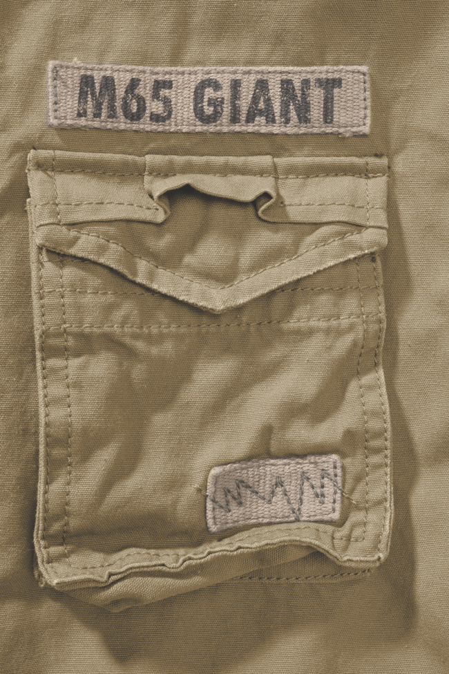 Veste enfant Brandit M65 Giant coton doublure amovible six poches et capuche dans le col