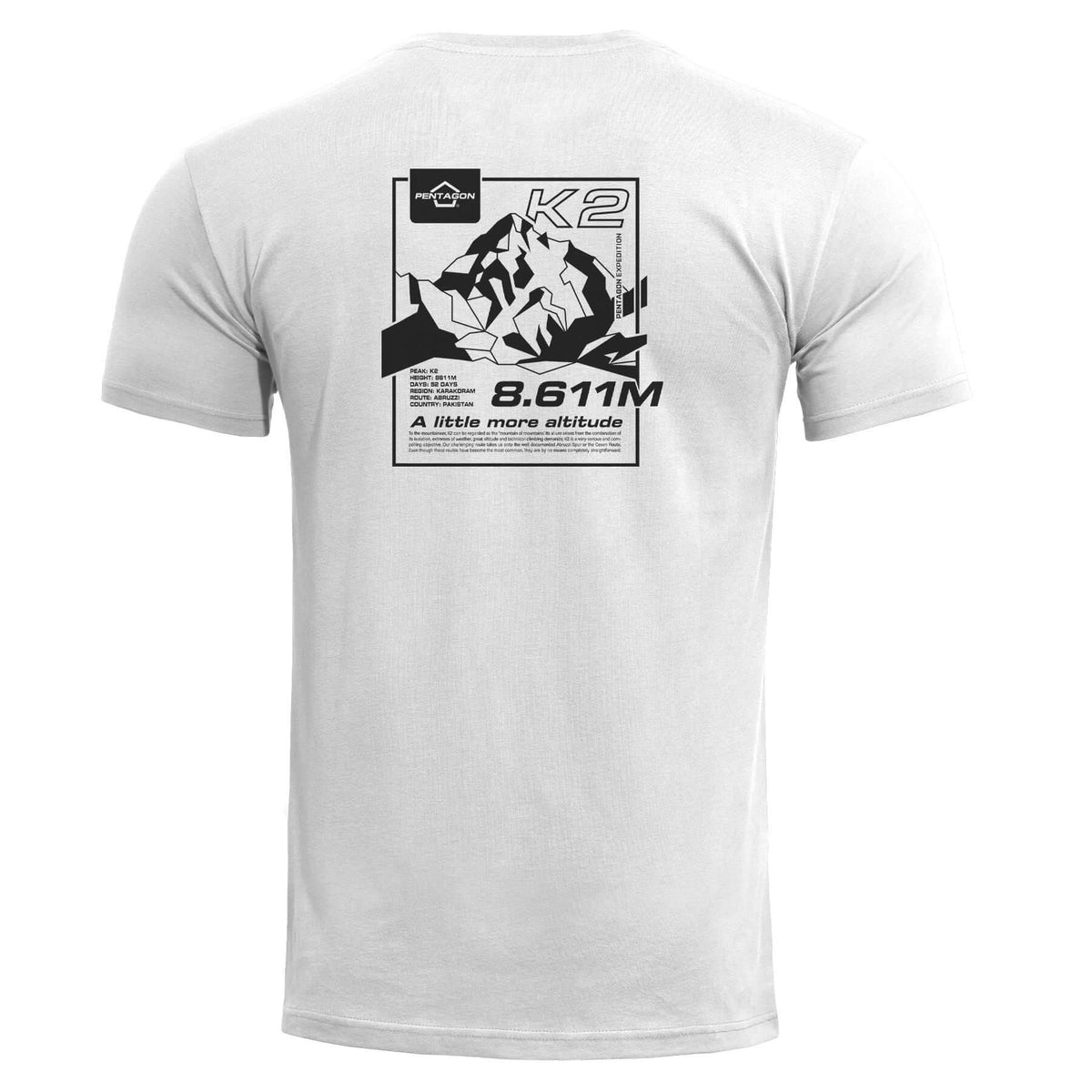 T-shirt imprimé Pentagon Ageron K2 Mountain coton 190 g/m² séchage rapide