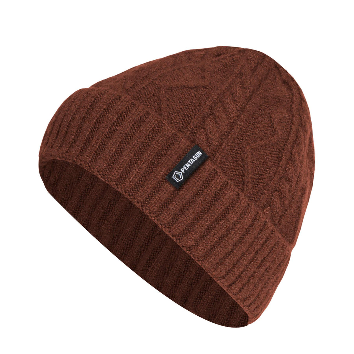 Bonnet tricoté Pentagon Yukon 100% acrylique à revers repliable taille unique