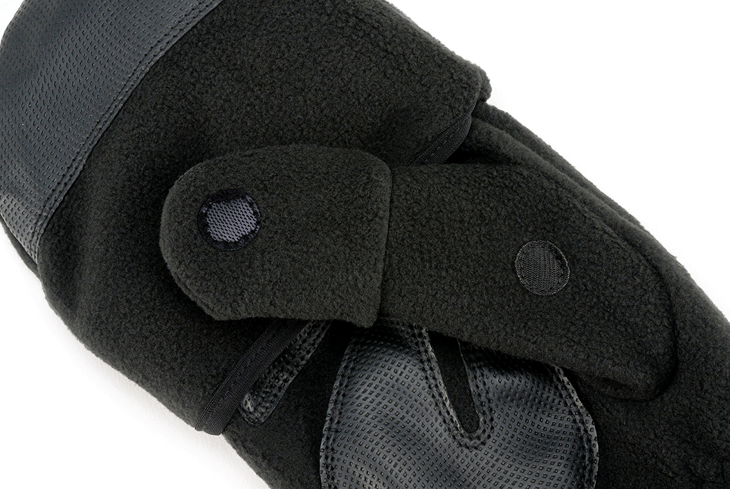 Gants polaires Brandit Trigger 2 en 1 moufle et mitaine paume et doigts renforcés