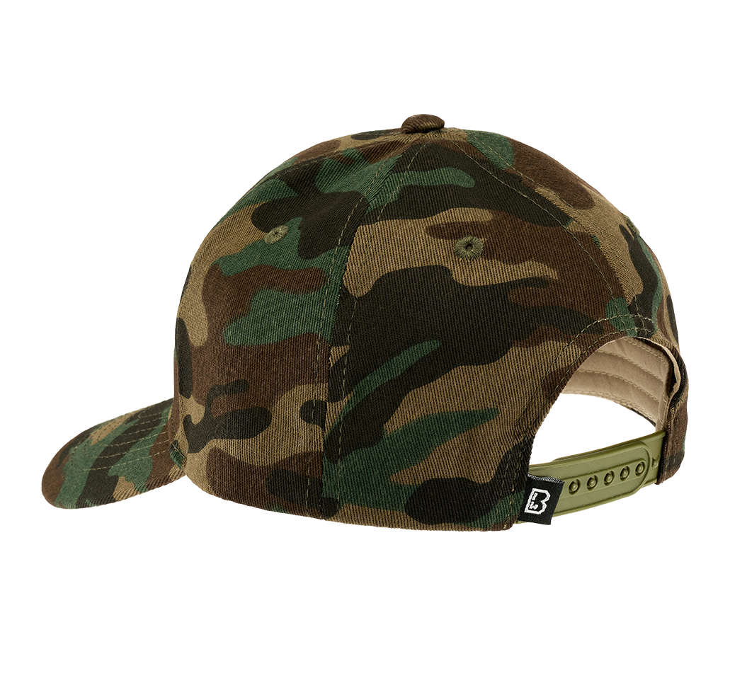 Casquette Brandit Basecap en coton fermeture plastique réglable œillets d'aération