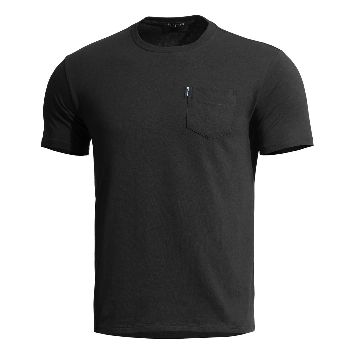 T-shirt Pentagon Ageron à poche poitrine en coton ring-spun 190 g/m²