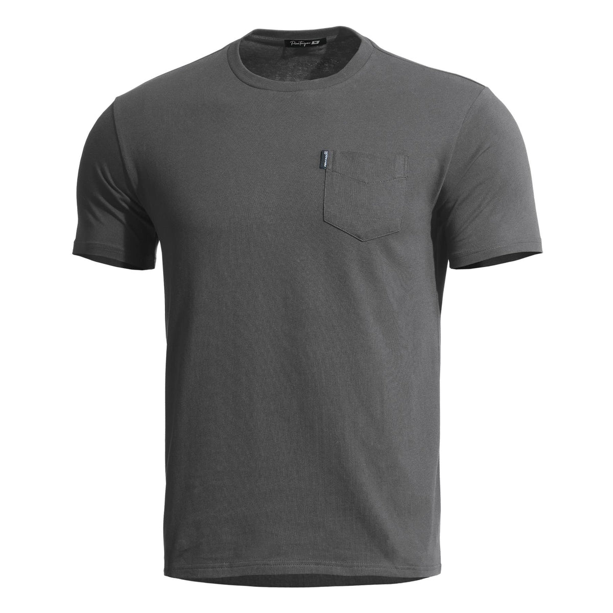 T-shirt Pentagon Ageron à poche poitrine en coton ring-spun 190 g/m²