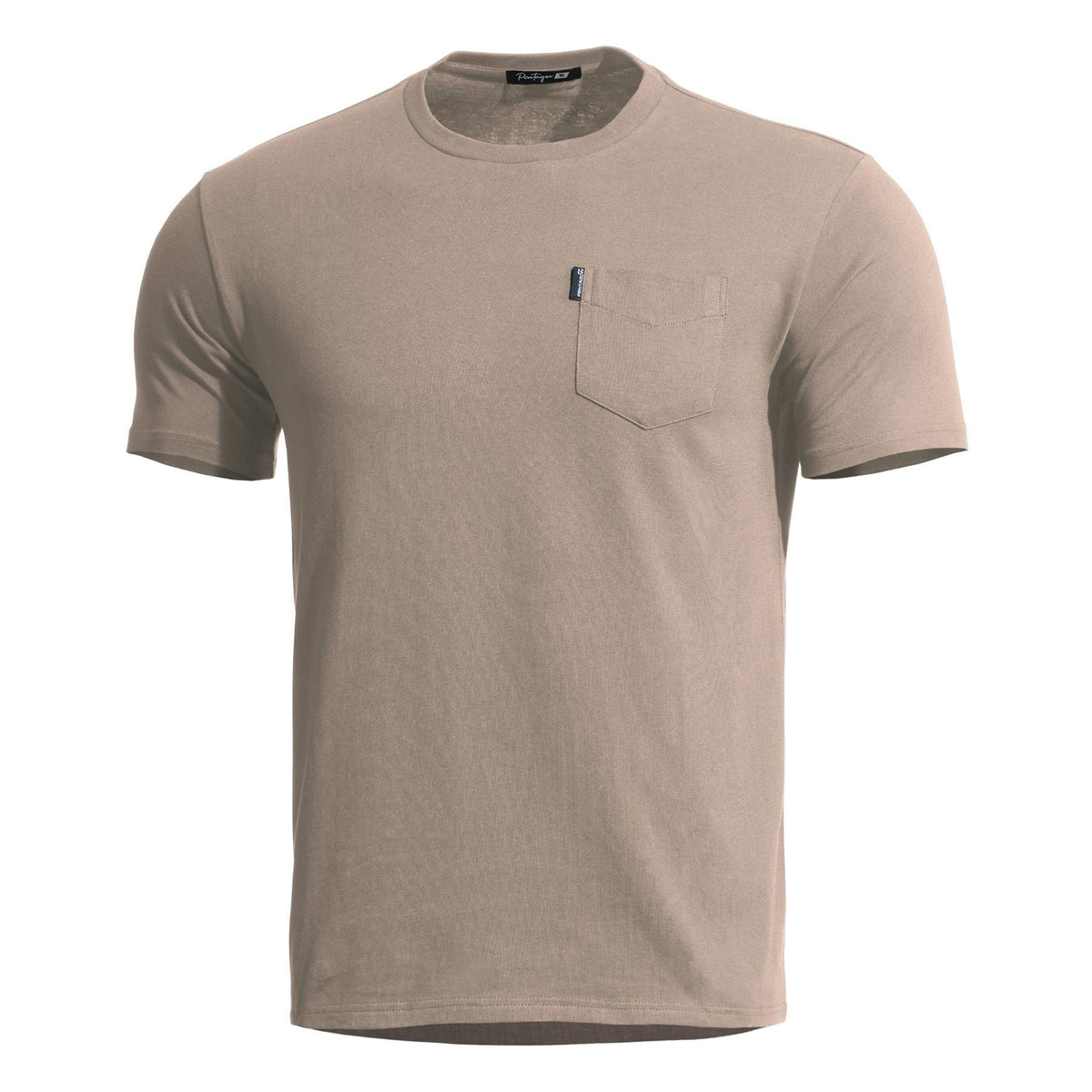 T-shirt Pentagon Ageron à poche poitrine en coton ring-spun 190 g/m²