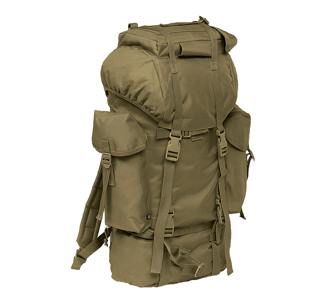 Sac à dos Brandit Combat 65 L polyester 600D compartiment bas pour chaussures