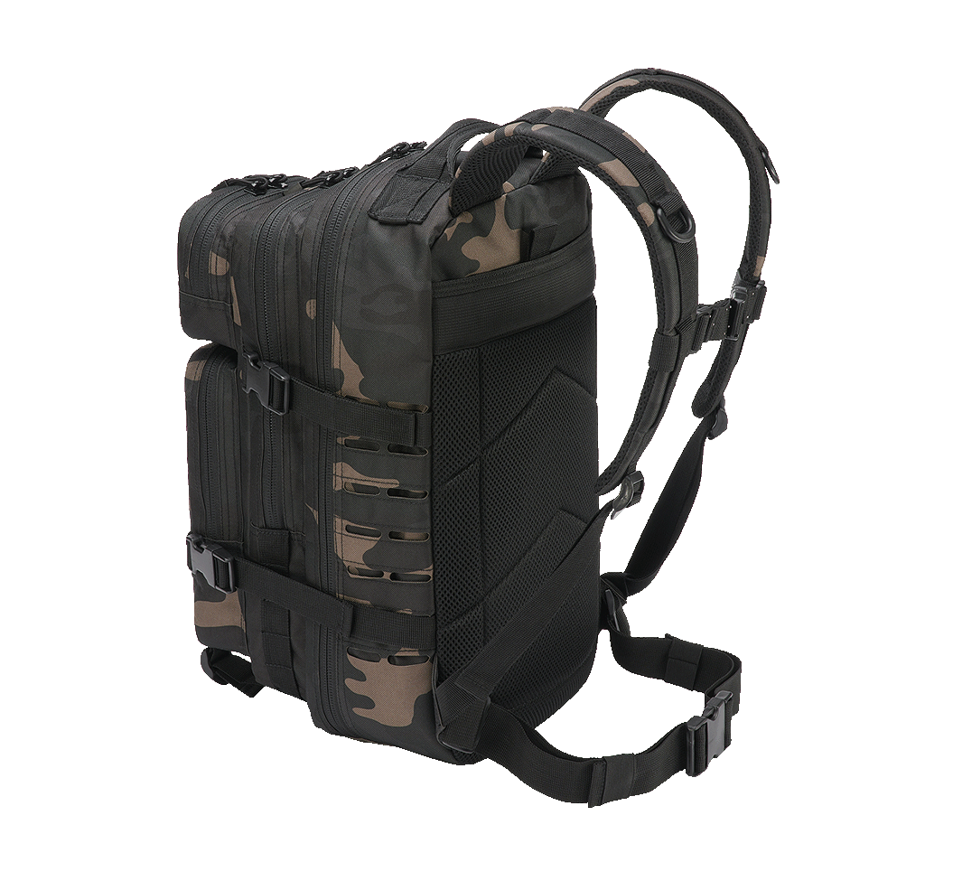 Sac à dos Brandit US Cooper Lasercut Medium 25 L fixations découpées au laser