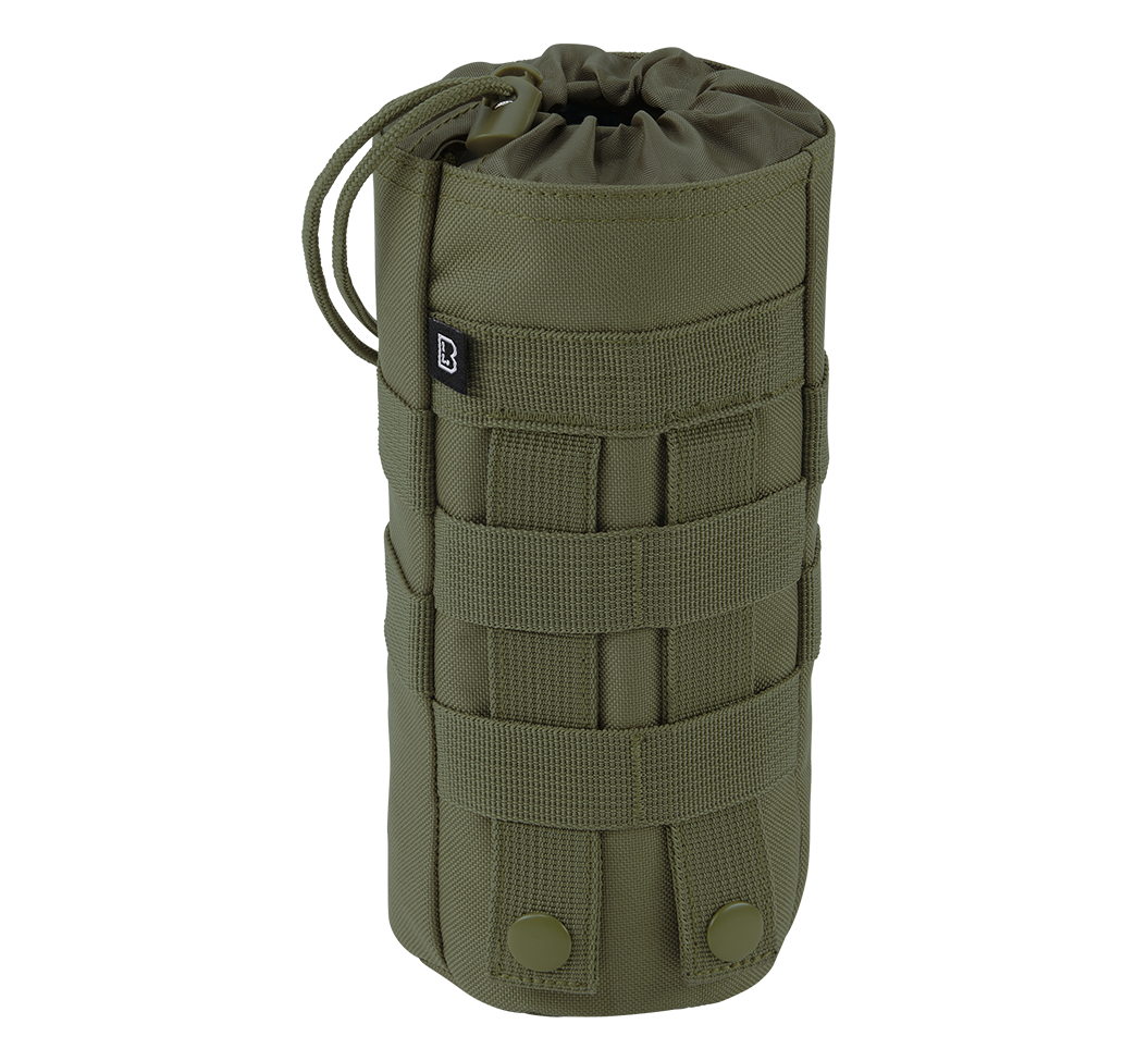 Porte-gourde Brandit MOLLE polyester 600D collerette élastique bouteilles 0,5 à 1 L