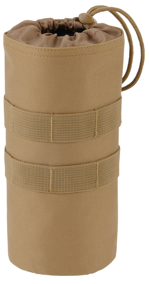 Porte-gourde Brandit MOLLE polyester 600D collerette élastique bouteilles 0,5 à 1 L
