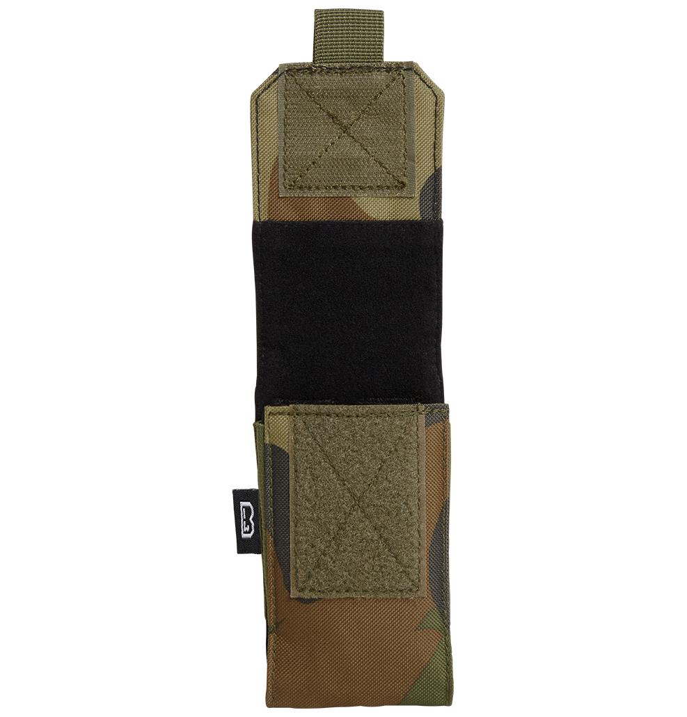 Pochette téléphone Brandit MOLLE format moyen rabat auto-agrippant 13 x 7 x 2,5 cm