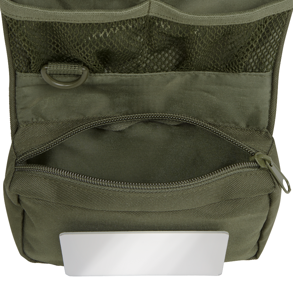 Trousse de toilette Brandit Medium dépliante miroir amovible 13 x 16 x 5 cm 134 g