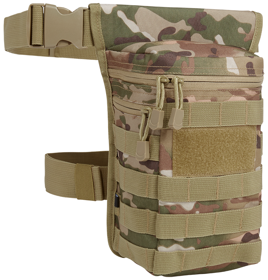 Pochette de cuisse Brandit Side Kick MOLLE 3,5 L compartiment principal à glissière