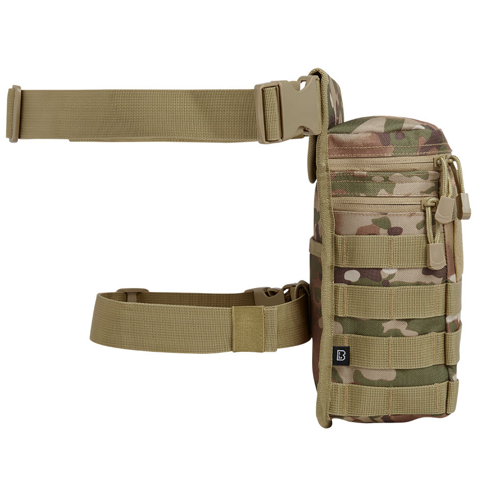 Pochette de cuisse Brandit Side Kick MOLLE 3,5 L compartiment principal à glissière